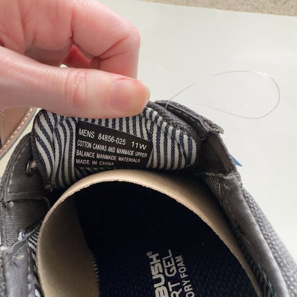 NWT Nunn Bush Barklay Canvas Plain Toe Oxford - Picture 11 of 12